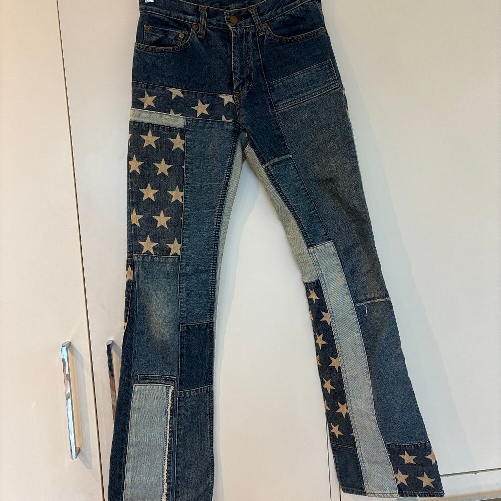Vintage Hysteric Star Patch Denim Jeans